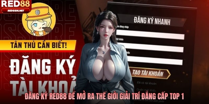 Đăng ký Red88 để mở ra thế giới giải trí đẳng cấp top 1