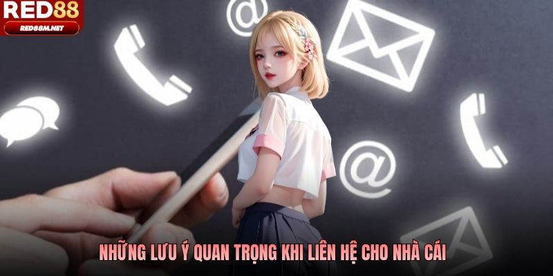 Những lưu ý quan trọng khi liên hệ cho nhà cái